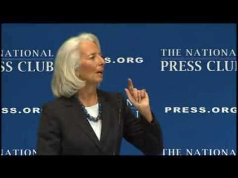 Occult Message in Speech by Christine Lagarde of IMF1