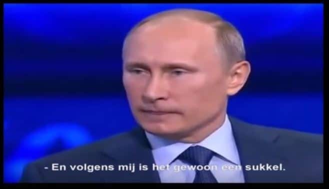 Poetin over Rutte