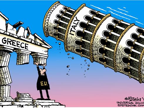 Zoals reeds voorspeld: Italië getroffen door bankencrisis, ECB to the rescue