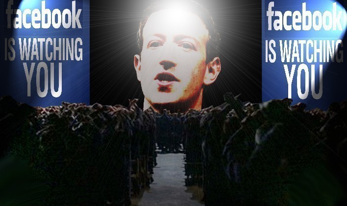 mark zuckerberg facebook is watching you