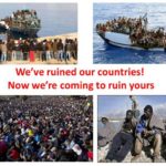 we ve ruined our countries now yours boat refugees africa invasiers