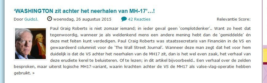 Paul Roberts MH17