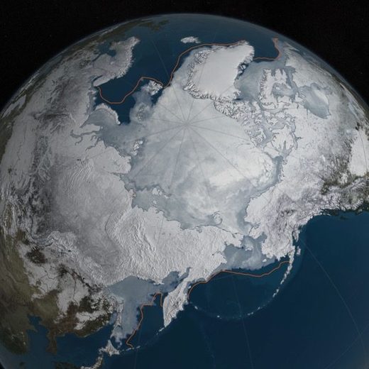 Arctisch zee-ijs groeit verder elk jaar en dit jaar is de groei sneller dan verwacht