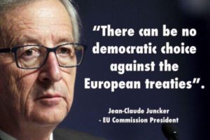 EU-verkiezingsresultaten laten zien dat mensen de 'nep-democratie' zat zijn