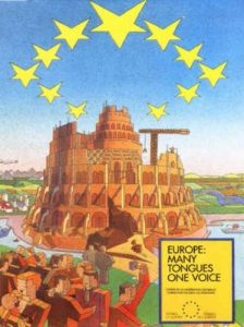 EU Poster Tower Of Babel 374x500