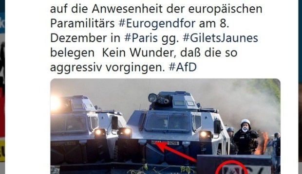 Eurogendfor Panzer