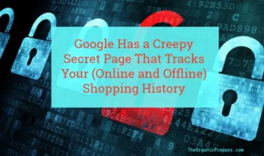 Google heeft een griezelige 'geheime' pagina die je (online en offline) winkelgeschiedenis bijhoudt