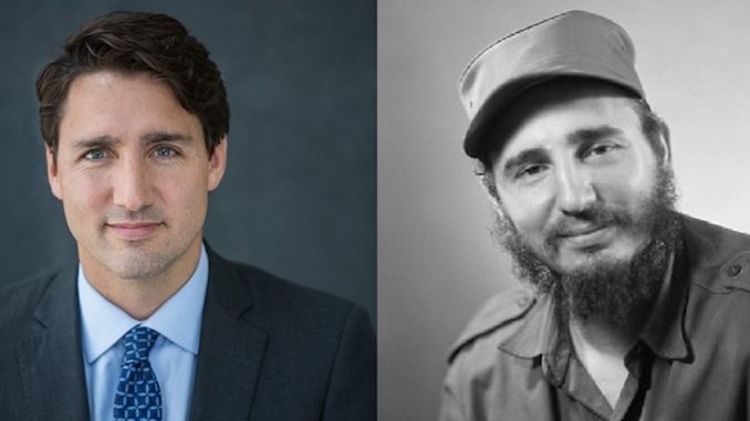 Justin Trudeau wel degelijk de zoon van Fidel Castro