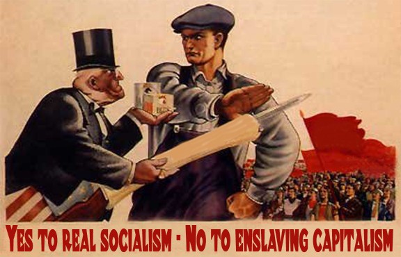 baf8a poster yes to real socialism