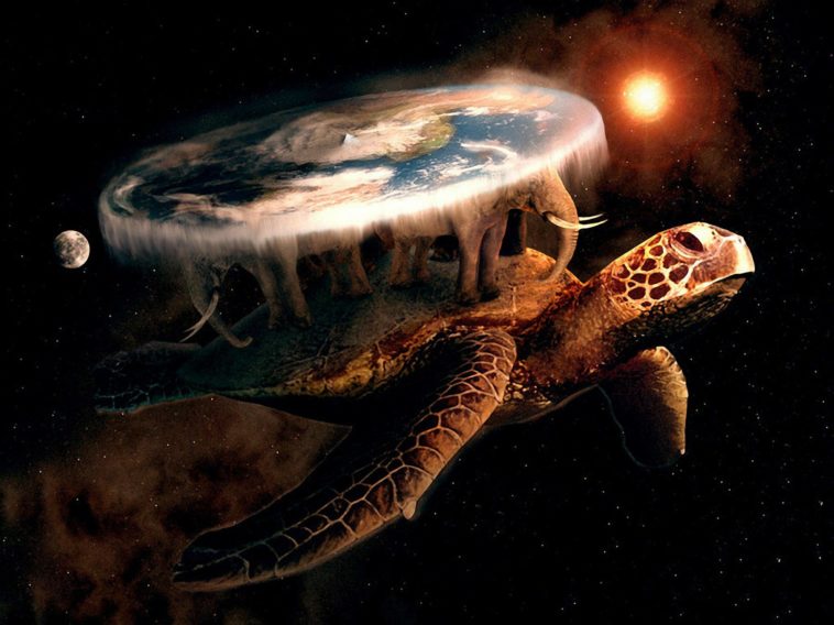 flat earth turtle