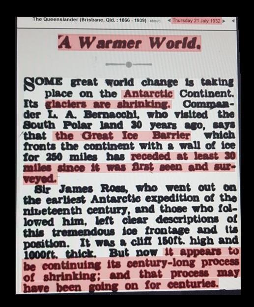 1932 Climate Change