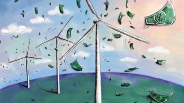 wind turbine money