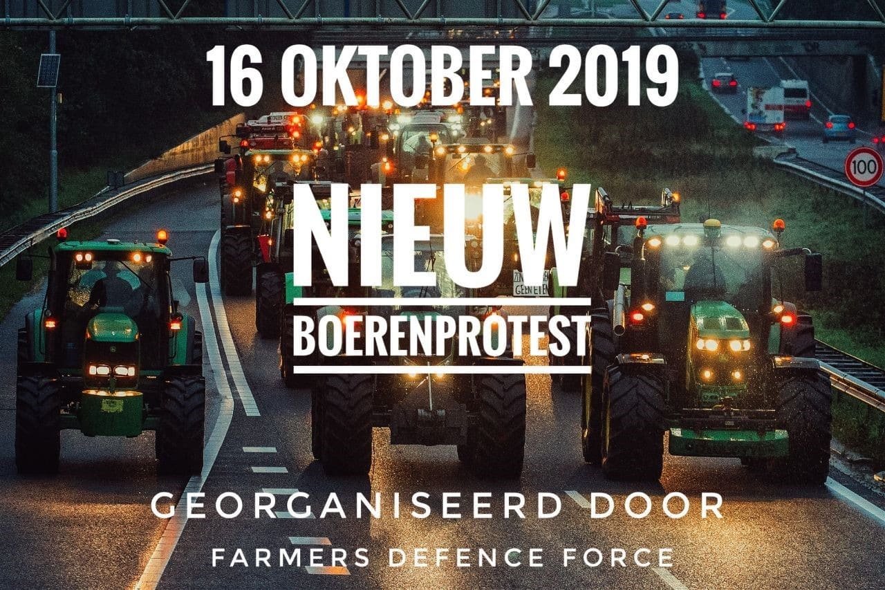 De boeren komen op 16 oktober terug naar Den-Haag met nog véél meer boeren