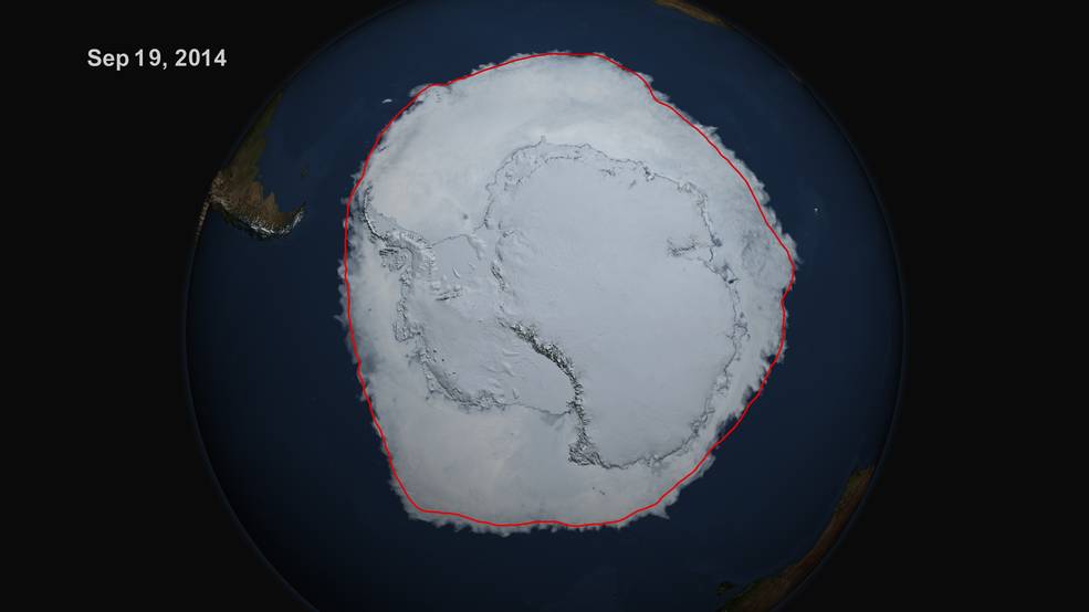 Antarctic sea ice 19Sep2019