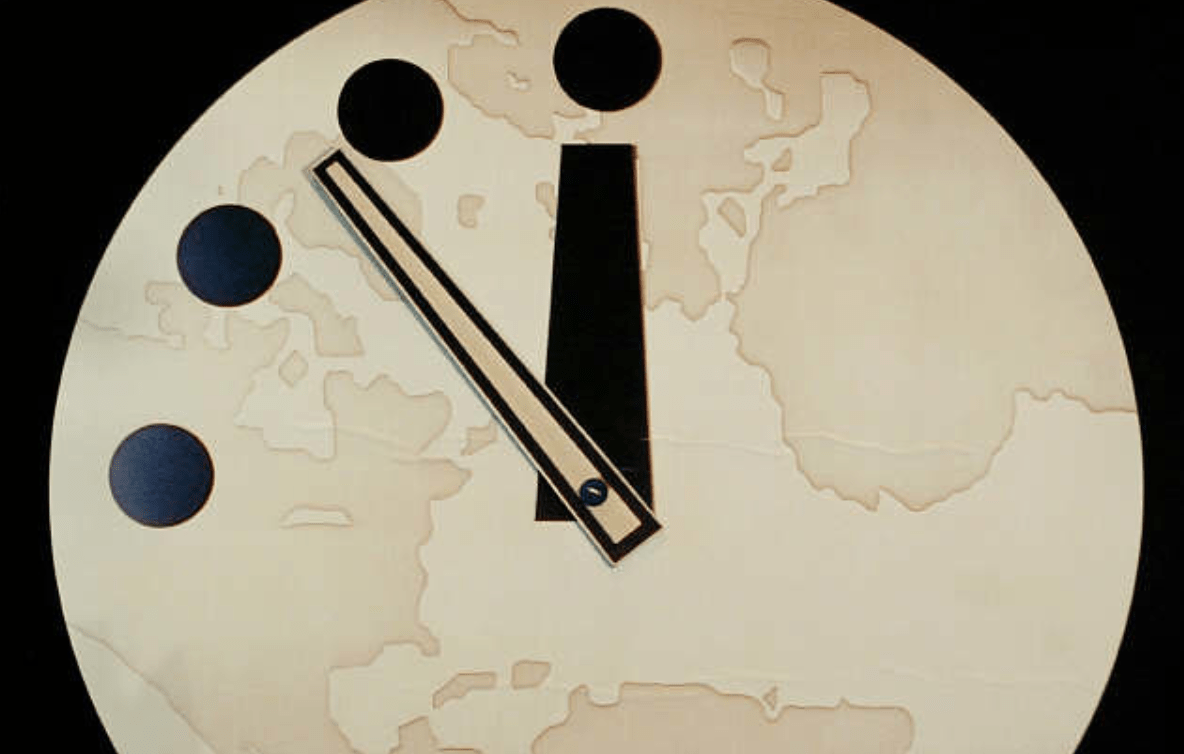 Doomsday Clock weer verzet: slechts honderd seconden tot middernacht