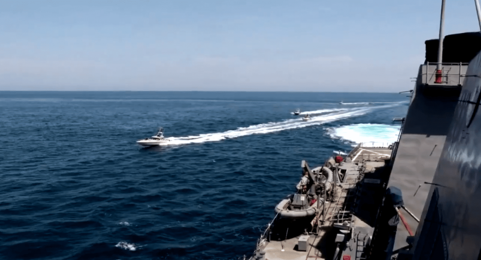 Opnieuw incident met Amerikaanse en Iraanse schepen