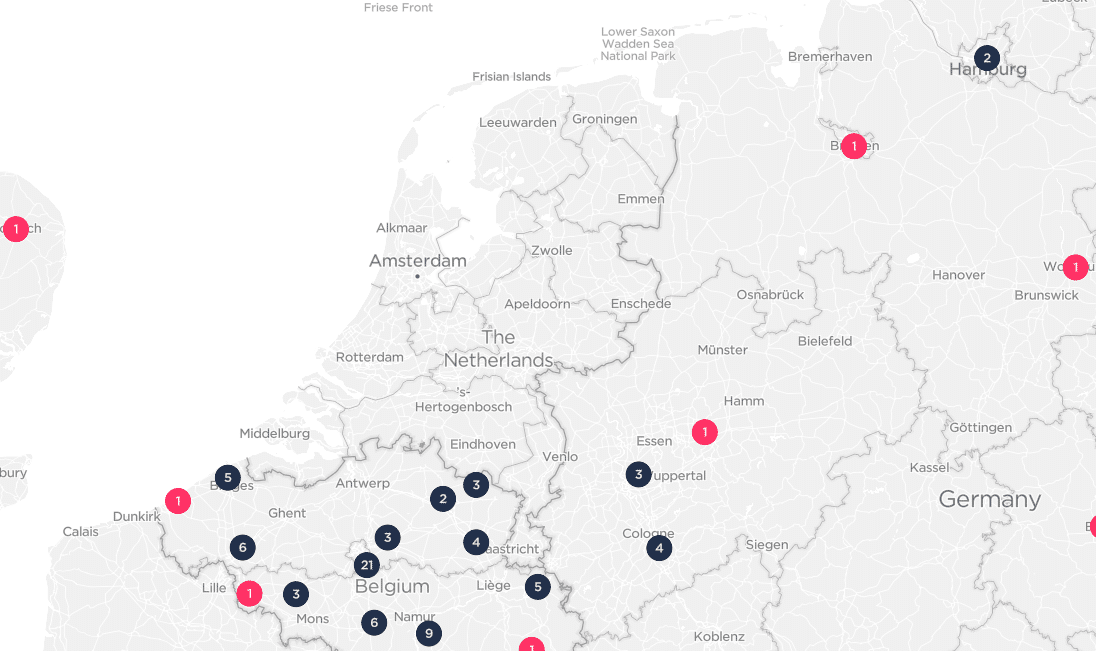 OOKLA 5G interactieve kaart toont locaties van sneller 5G internet, niets in Nederland