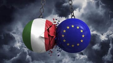 Vertrouwen ItaliC3AB in de EU bereikt een dieptepunt Foto Shutterstock