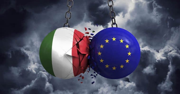 Vertrouwen ItaliC3AB in de EU bereikt een dieptepunt Foto Shutterstock