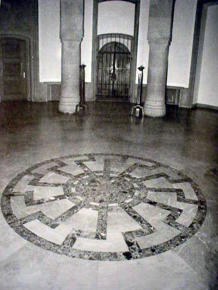 Himmler castle black sun floor