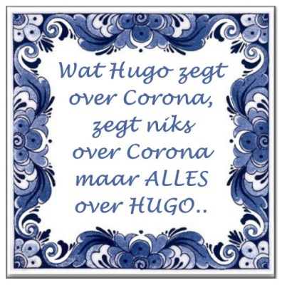 Hugo Corona delft blauw